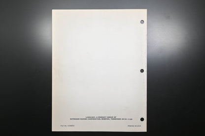 Lawn-Boy E-008053, E008053 Mulch-R-Catch 8674 Parts Manual