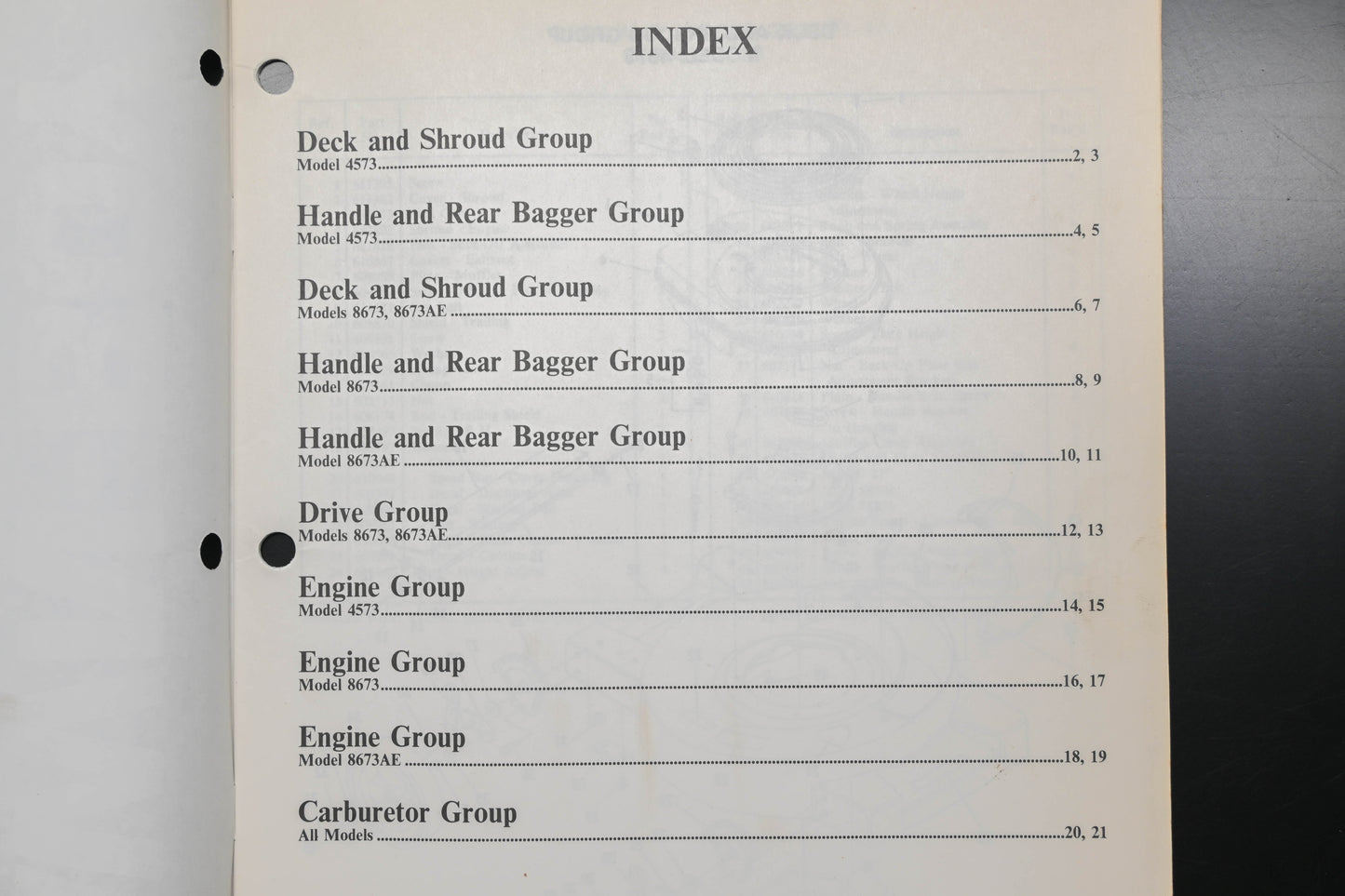 Lawn-Boy E-008043, E008043 Mulch-R-Catch 4573 8673 Parts Manual
