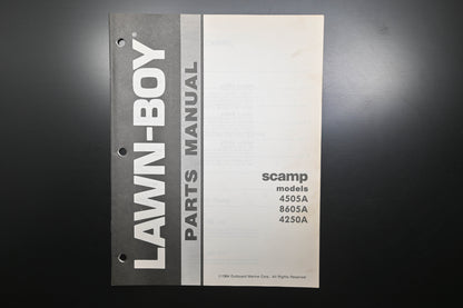 Lawn-Boy E-008054, E008054 Scamp 4505 8605 4250 Parts Manual