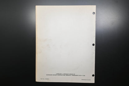 Lawn-Boy E-008057, E008057 Special 7072 8072 Parts Manual