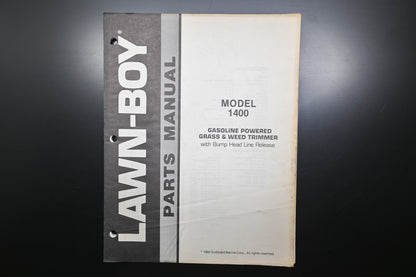 Lawn-Boy E-008049, E008049 Model 1400 Weed Trimer Parts Manual