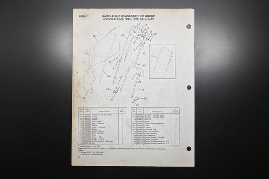 Lawn-Boy E008032 79 Deluxe Mower Parts Catalog