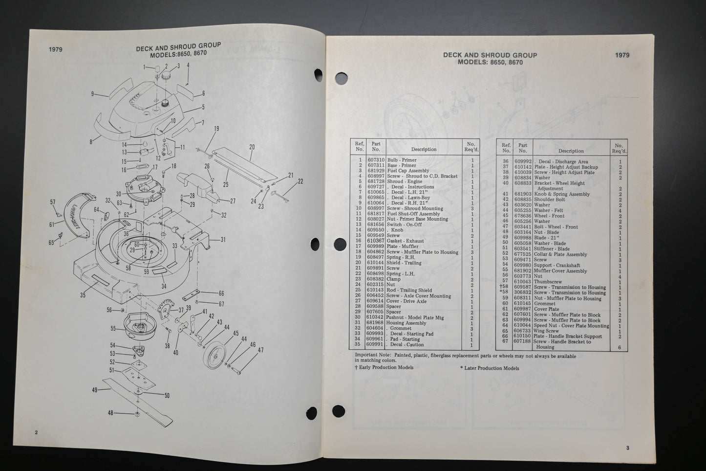 Lawn-Boy E008031 79 Mower Parts Catalog