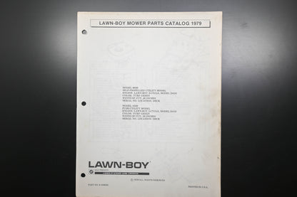 Lawn-Boy E008030 79 Mower Parts Catalog