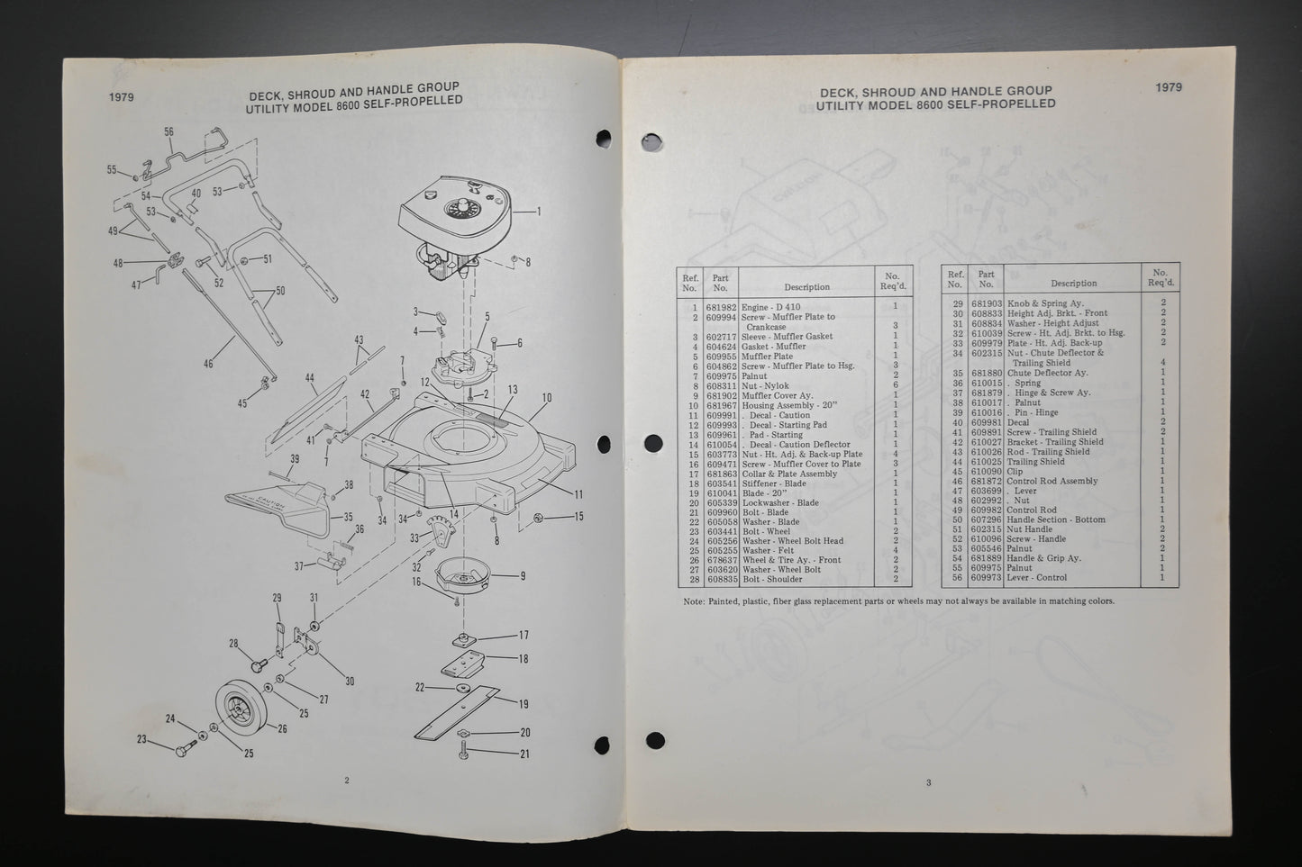 Lawn-Boy E008030 79 Mower Parts Catalog