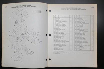 Lawn-Boy E008029 78 Mower Parts Catalog