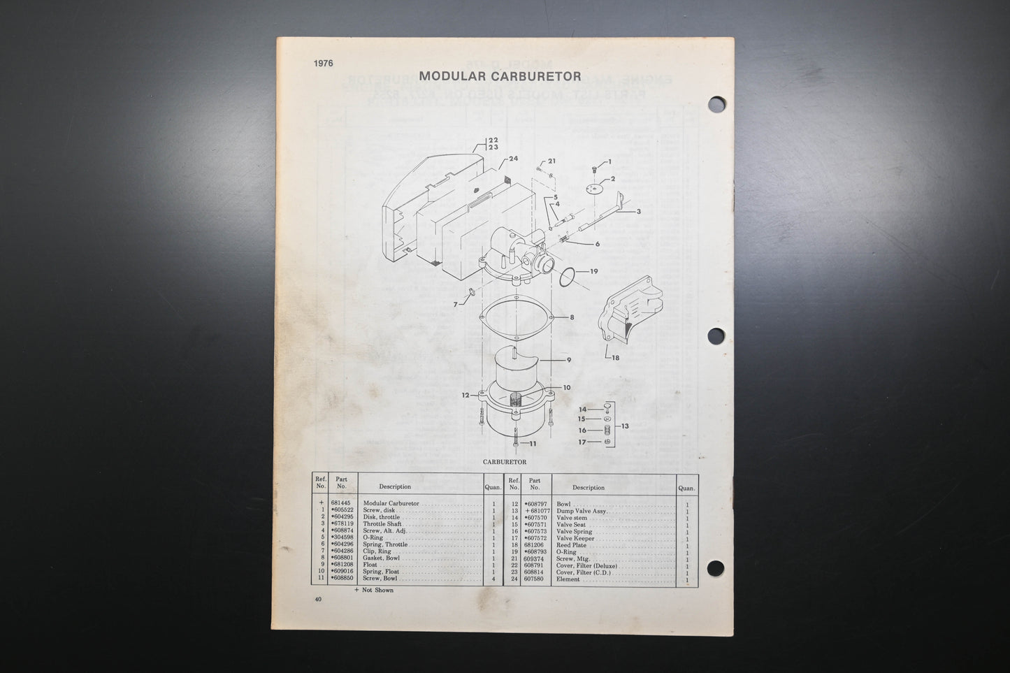 Lawn-Boy E008027 76 Mower Parts Catalog