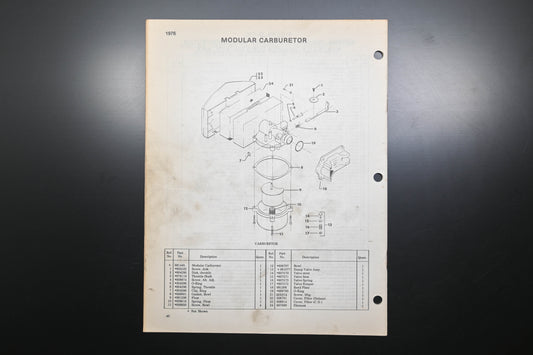Lawn-Boy E008027 76 Mower Parts Catalog
