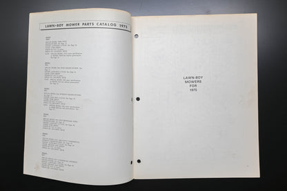 Lawn-Boy E008024 75 Mower Parts Catalog