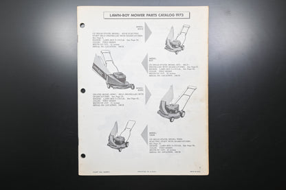 Lawn-Boy E008021 73 Mower Parts Catalog
