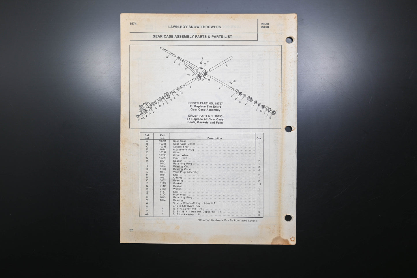 Lawn-Boy E008022 74 Rider Mower & Snow Blower Parts Catalog