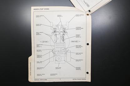 Snapper 06072, 6072 Commercial & Extra Tough Riding Mowers Parts Manual