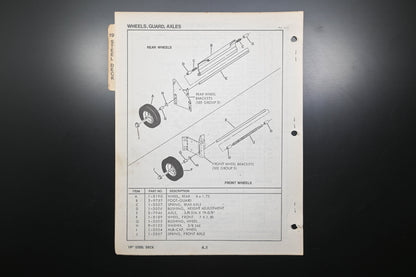Snapper 1-2956 19" Walk Behind Mower Parts Manual