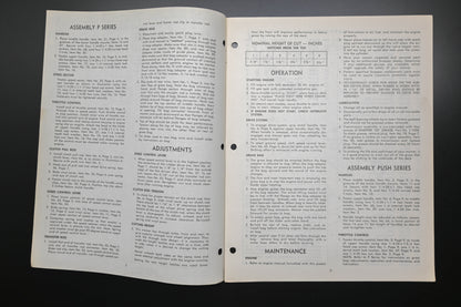 Snapper 1-2361 CV212P & CV212 Lawn Mower Operator's Manual