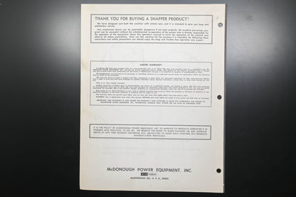 Snapper 1-2366 V182 V212 Series Lawn Mower Operator's Manual
