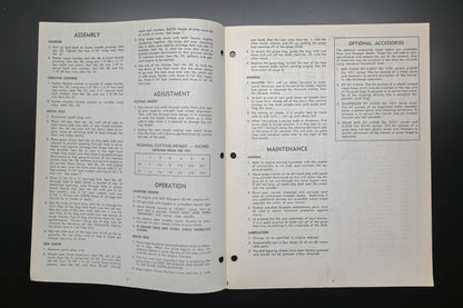 Snapper 1-2229 V181 V211 Series Lawn Mower Operator's Manual