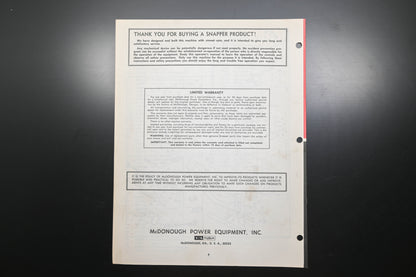 Snapper 1-2223 V211P Lawn Mower Operator's Manual