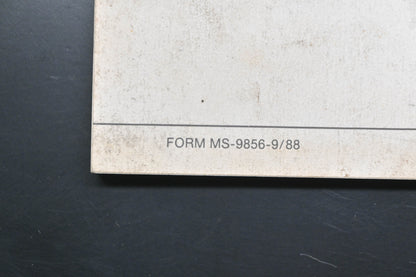 OEM Briggs & Stratton MS-9856-9/88 V-Twin Service & Repair Manual