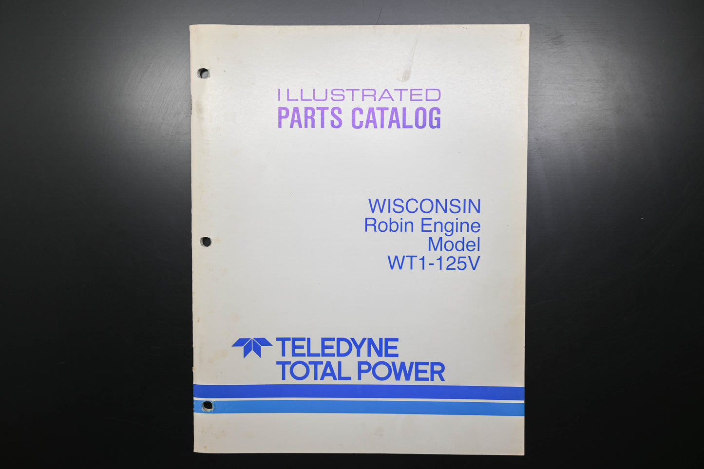 Teledyne Total Power TTP 30067, TTP-30067, TTP30067 Wisconsin Robin WT1-125V Parts Catalog