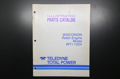 Teledyne Total Power TTP 30067, TTP-30067, TTP30067 Wisconsin Robin WT1-125V Parts Catalog