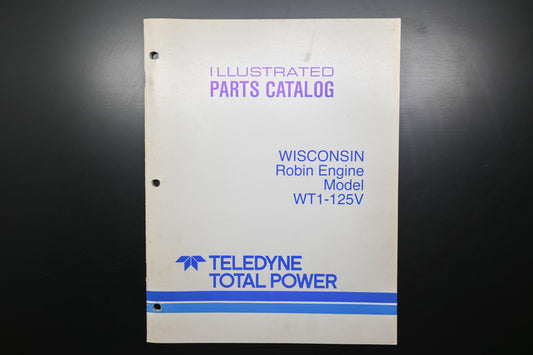 Teledyne Total Power TTP 30067, TTP-30067, TTP30067 Wisconsin Robin WT1-125V Parts Catalog