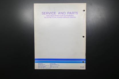 Teledyne Total Power TTP 30067, TTP-30067, TTP30067 Wisconsin Robin WT1-125V Parts Catalog
