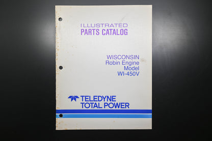 Teledyne Total Power TTP 30086, TTP-30086, TTP30086 Wisconsin Robin WI-450V Parts Catalog