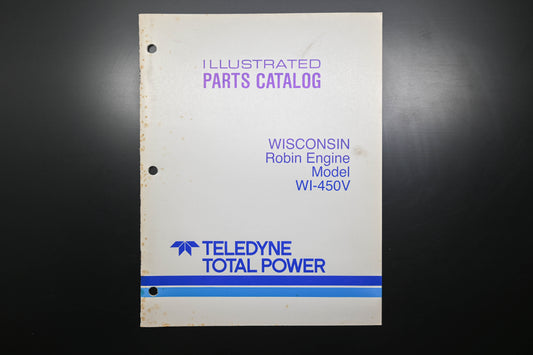 Teledyne Total Power TTP 30086, TTP-30086, TTP30086 Wisconsin Robin WI-450V Parts Catalog