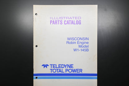 Teledyne Total Power TTP 30082, TTP-30082, TTP30082 Wisconsin Robin W1-145B Parts Catalog