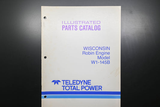 Teledyne Total Power TTP 30082, TTP-30082, TTP30082 Wisconsin Robin W1-145B Parts Catalog