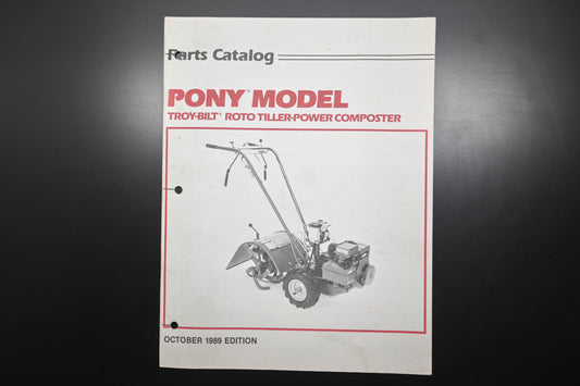 Troy Bilt CT1221089 89 Pony Roto Tiller Parts Catalog