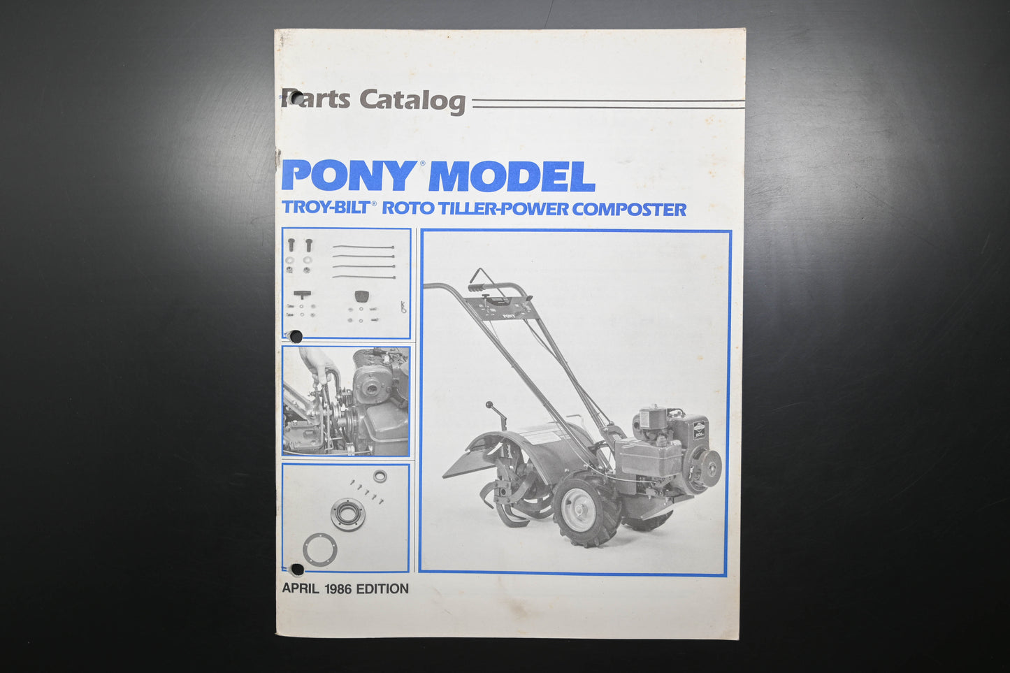 Troy Bilt CT640486 86 Pony Roto Tiller Parts Catalog