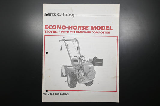 Troy Bilt CT1211089 89 Econo-Horse Roto Tiller Parts Catalog