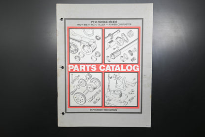 Troy Bilt CT951089 89 PTO Horse Roto Tiller Parts Catalog