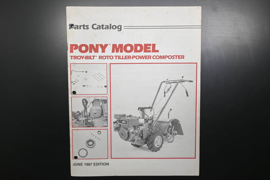 Troy Bilt CT840687 Pony Roto Tiller Parts Catalog