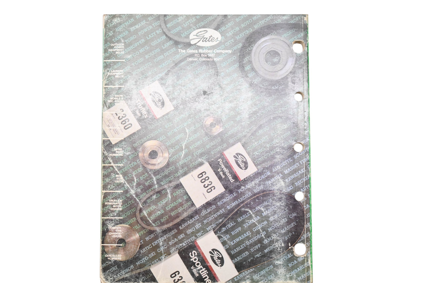 Gates 31-2060 89-90 PoweRated Truflex & Sportline Belt Applications Catalog