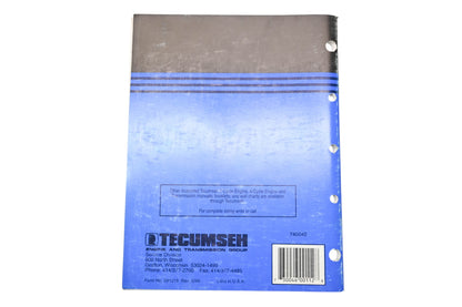 OEM Tecumseh 691218 Motion Drive Systems Mechanic's Handbook