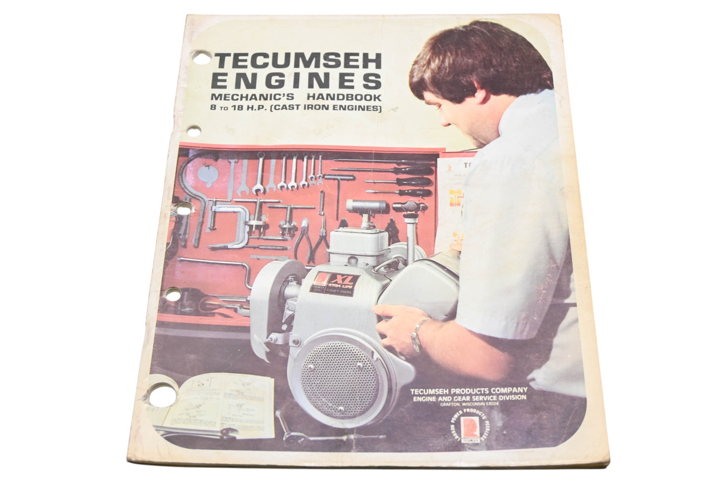 OEM Tecumseh 691462A 8-18 HP Cast Iron Engine Mechanic's Handbook