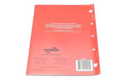 OEM Tecumseh 694782 TC TM 2-Cycle Engines Technician's Handbook