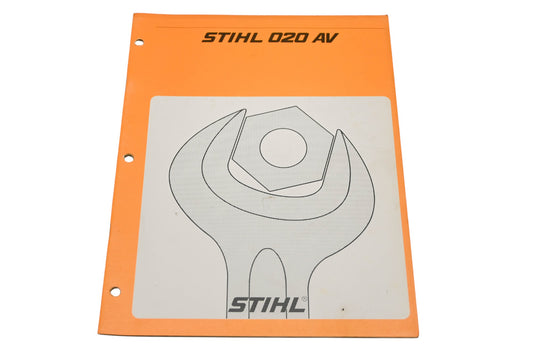 OEM Stihl 0455 114 0123 020 AV Chain Saw Shop Manual