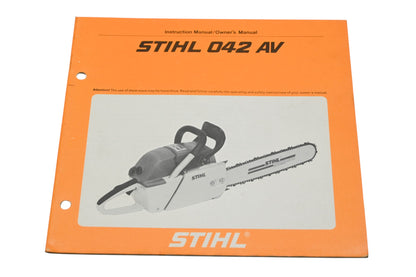 OEM Stihl 0451 119 0121 042 AV Chain Saw Owner's Manual