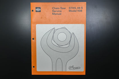 OEM Stihl 0455 108 0123 08 S Chain Saw Shop Manual