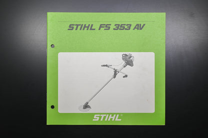OEM Stihl 0451 315 0121 FS 353 AV Brush Cutter Owner's Manual