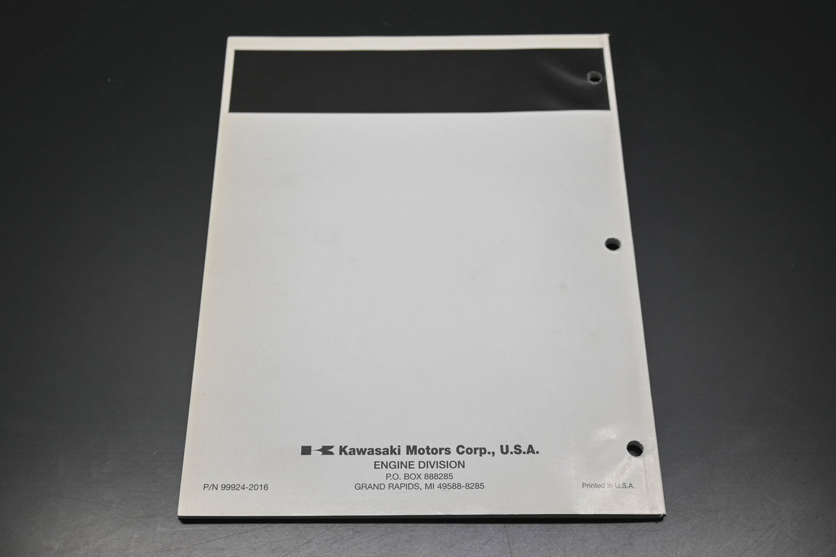 OEM Kawasaki 99924-2016 FA76 FA130 FA210 Engine Shop Manual