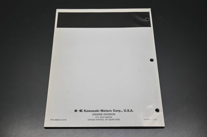 OEM Kawasaki 99924-2016 FA76 FA130 FA210 Engine Shop Manual