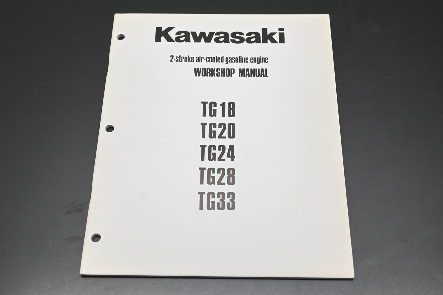 OEM Kawasaki 900133-M047A TG18-TG33 Engine Shop Manual