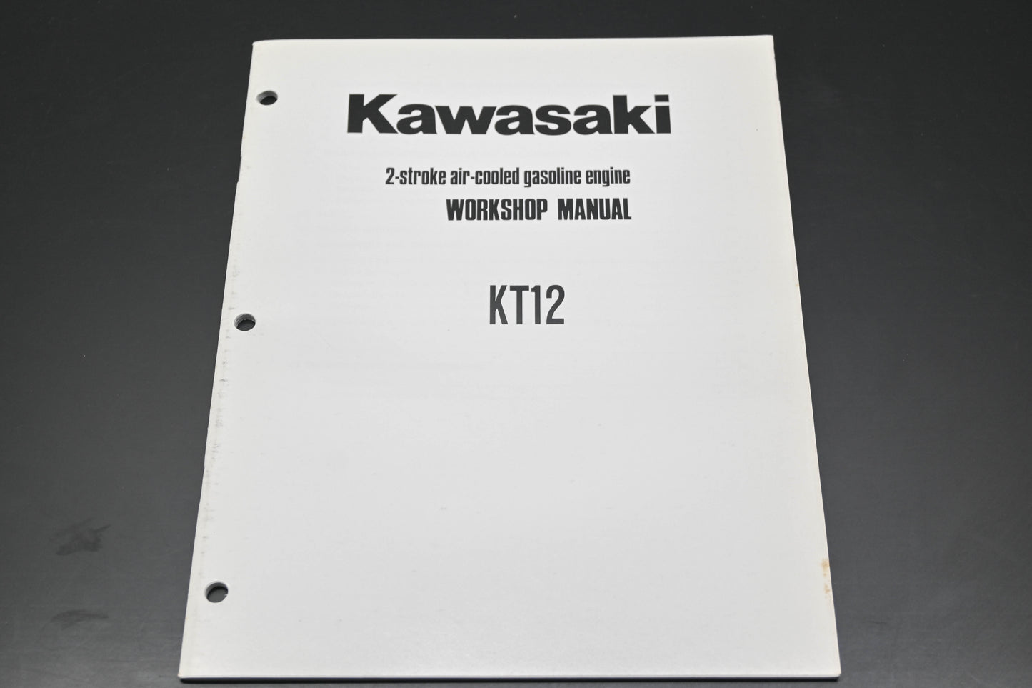 OEM Kawasaki 900133-M046A KT12 Engine Shop Manual