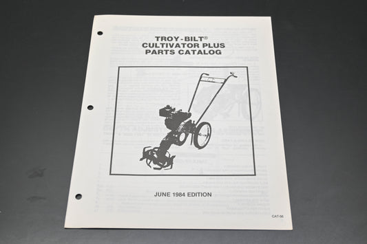 Troy Bilt CAT-56(6/84) Cultivator Plus Parts Catalog