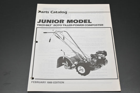 Troy Bilt CT820289 89 Junior Roto Tiller Parts Catalog