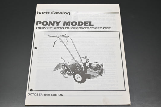 Troy Bilt CT1221089 89 Pony Roto Tiller Parts Catalog